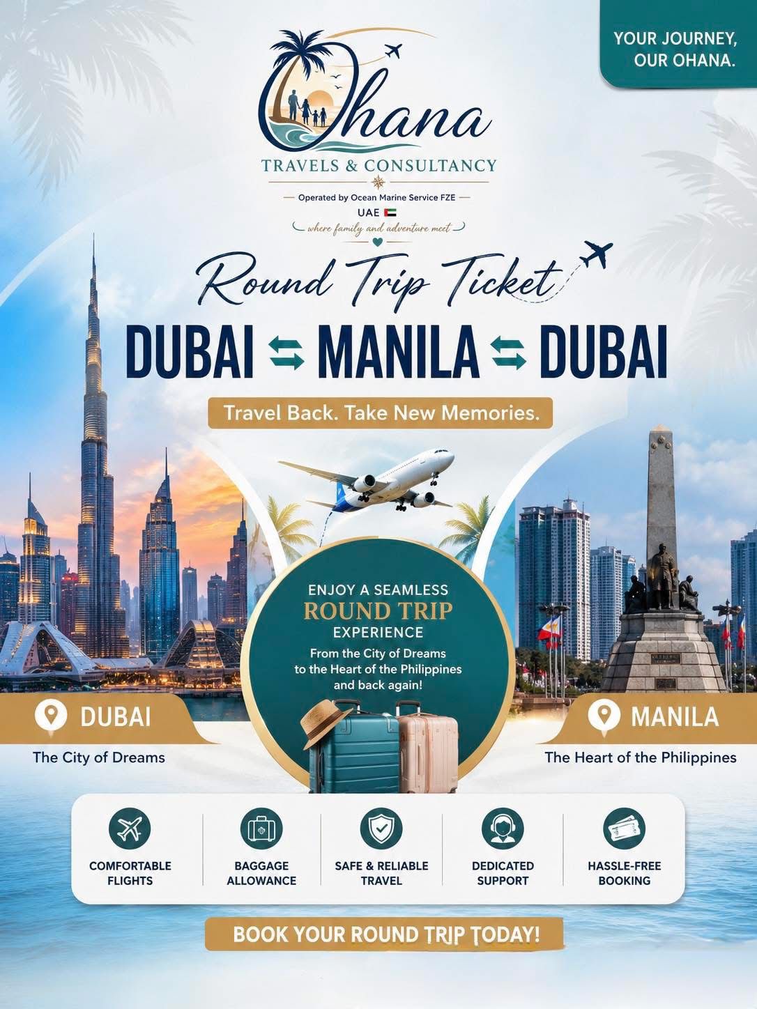 Dubai to Manila Flights package UAE