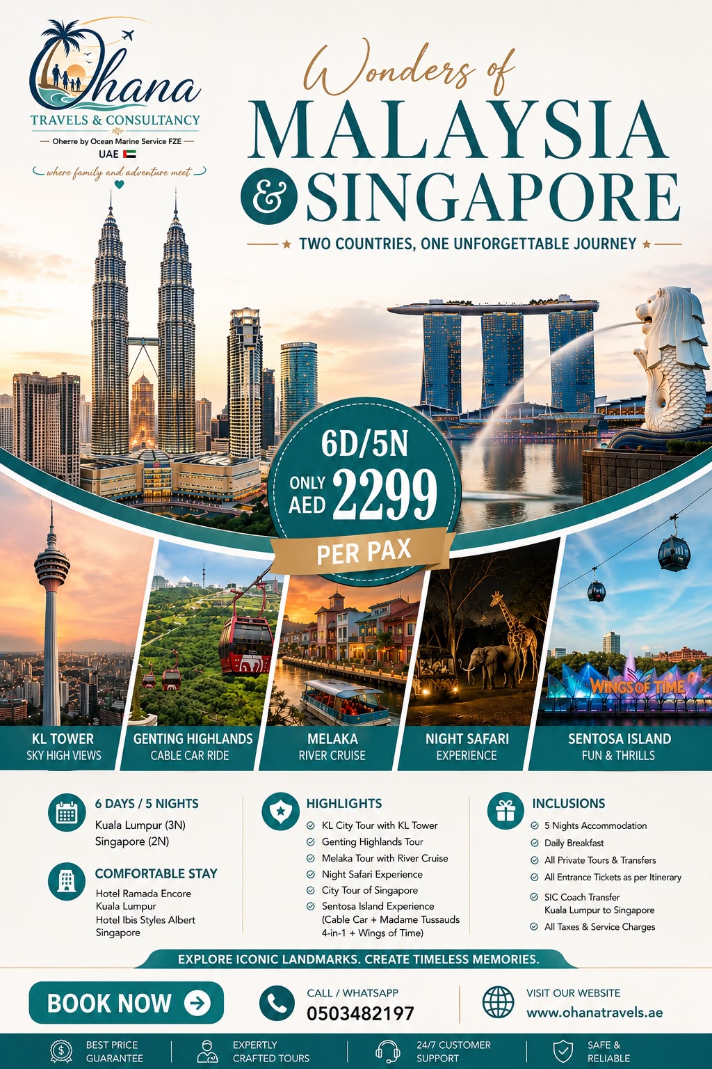 Malaysia + Singapore package UAE
